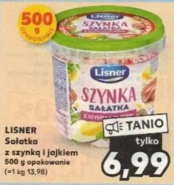 Kaufland LISNER Sałatka z szynką i jajkiem 500g oferta