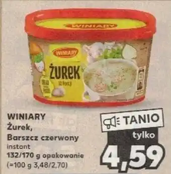 Kaufland WINIARY Żurek Barszcz czerwony 132/170g oferta