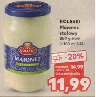 Kaufland ROLESKI Majonez stołowy 850 g oferta