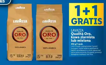 Lidl Qualità Oro, kawa ziarnista lub mielona 250 g 1 + 1 GRATIS oferta