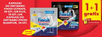 Biedronka KAPSUŁKI DO ZMYWARKI FINISH ULTIMATE, 20 SZT. LUB PLUS, 18 SZT. LUB KAPSUŁKI DO ZMYWARKI FINISH QUANTUM, 24 SZT. 1 + 1 GRATIS oferta