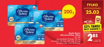 Biedronka Masło Ekstra Mleczna Dolina, 200 g oferta