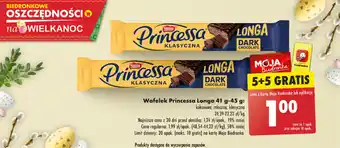 Biedronka Wafelek Princessa Longa 41 g-45 g oferta