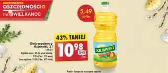 Biedronka Olej rzepakowy Kujawski, 2l oferta