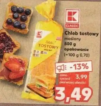 Kaufland Chleb tostowy maślany 500g oferta