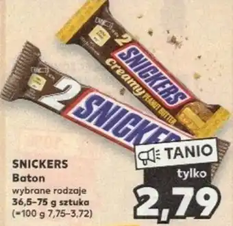 Kaufland SNICKERS Baton 36,5-75g oferta