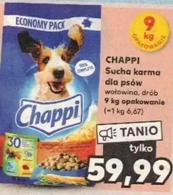 Kaufland CHAPPI Sucha karma dla psów 9kg oferta