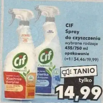 Kaufland CIF Spray do czyszczenia 435/750 ml oferta