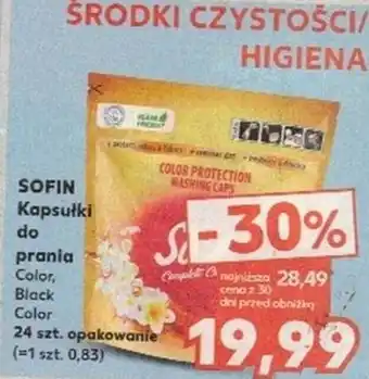 Kaufland SOFIN Kapsułki do prania 24szt oferta