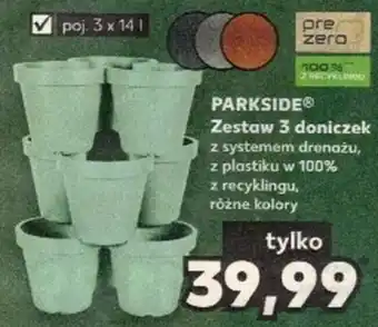 Kaufland PARKSIDE Zestaw 3 doniczek oferta