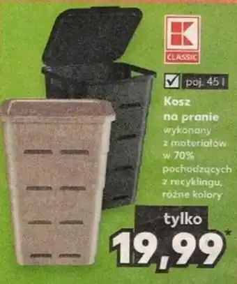 Kaufland Kosz na pranie 45l oferta