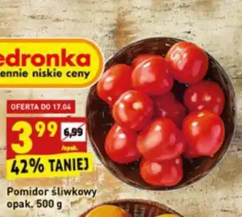 Biedronka Pomidor śliwkowy 500g oferta