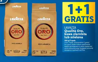 Lidl LAVAZZA Qualità Oro kawa ziarnista lub mielona oferta