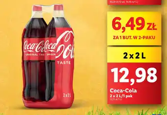 Lidl Coca Cola 2x2l oferta