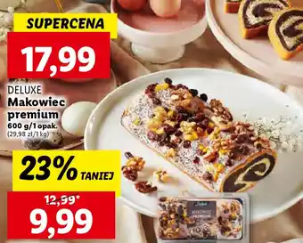 Lidl DELUXE Makowiec premium 600g oferta
