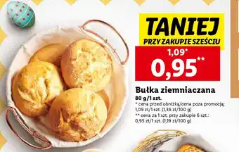 Lidl Bułka ziemniaczana 80g oferta