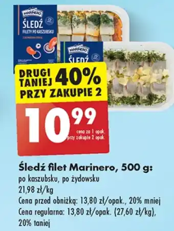 Biedronka Śledź Marinero oferta