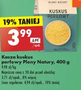 Biedronka Kasza kuskus Plony Natury oferta