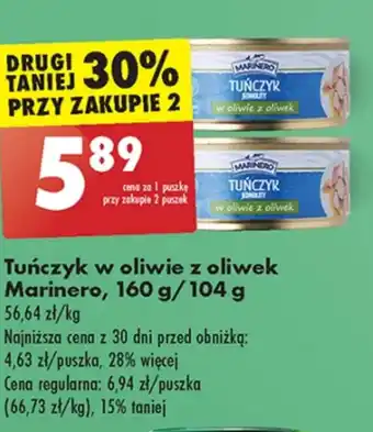 Biedronka Tuńczyk Marinero oferta