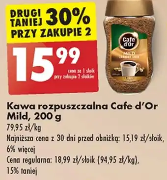 Biedronka Kawa rozpuszczalna Cafe d'Or oferta