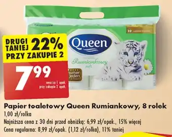 Biedronka Papier toaletowy Queen oferta