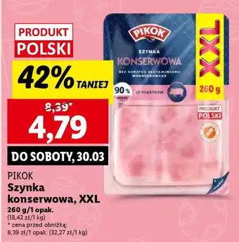 Lidl PIKOK Szynka konserwowa 260g oferta