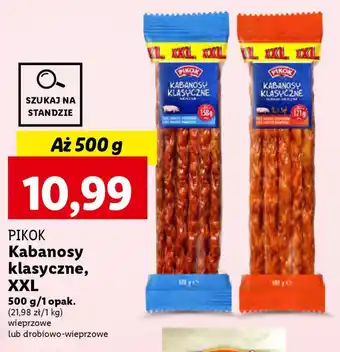 Lidl PIKOK Kabanosy klasyczne 500g oferta