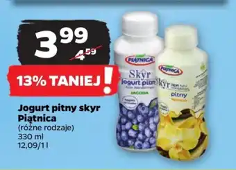 Netto Jogurt pitny skyr Piątnica 330 ml oferta