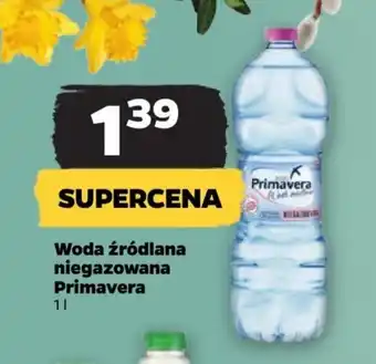 Netto Woda źródlana niegazowana Primavera 1 l oferta