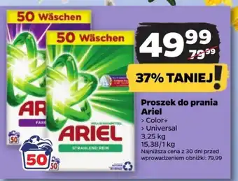 Netto Proszek do prania Ariel 3,25 kg oferta