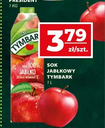 Top Market SOK JABŁKOWY TYMBARK 1 L oferta