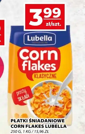 Top Market PŁATKI ŚNIADANIOWE CORN FLAKES LUBELLA 250 G oferta