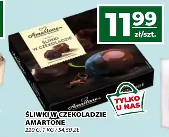Top Market ŚLIWKI W CZEKOLADZIE AMARTONE 220 g oferta