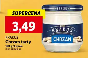 Lidl KRAKUS Chrzan tarty 180g oferta