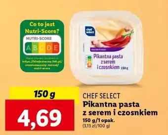 CHEF SELECT Pikantna pasta z serem i czosnkiem 150g