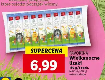 Lidl FAVORINA Wielkanocne lizaki 150 g oferta