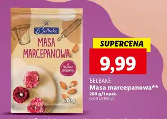 Lidl BELBAKE Masa marcepanowa 200g oferta