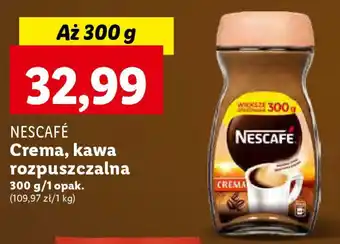 Lidl NESCAFÉ Crema, kawa rozpuszczalna 300 g oferta