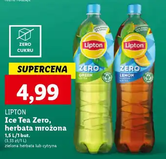 Lidl LIPTON Ice Tea Zero, herbata mrożona 1,5 l oferta