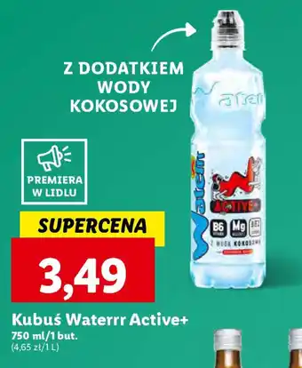 Lidl Kubuś Waterrr Active+ 750 ml oferta