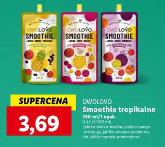Lidl OWOLOVO Smoothie tropikalne 250 ml oferta