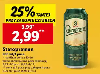 Lidl Staropramen 500 ml oferta