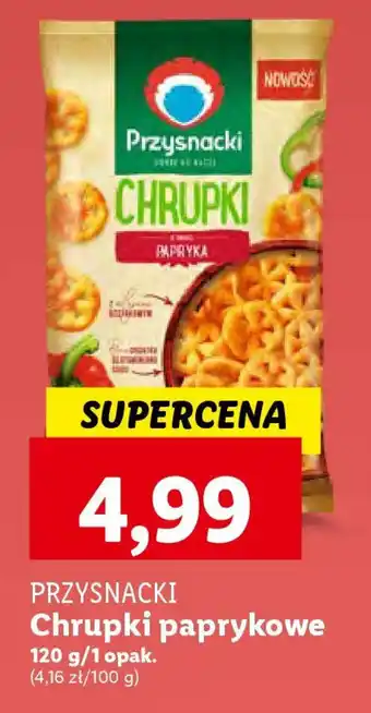 Lidl PRZYSNACKI Chrupki paprykowe 120 g oferta