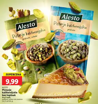 Lidl ALESTO Pistacje kalifornijskie bez łupinek 70 g oferta