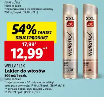 Lidl WELLAFLEX Lakier do włosów 300 ml oferta