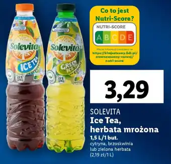 Lidl SOLEVITA Ice Tea, herbata mrożona 1,5 L oferta