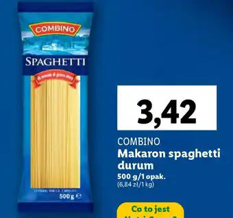Lidl COMBINO Makaron spaghetti durum 500 g oferta