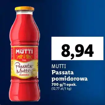 Lidl MUTTI Passata pomidorowa 700 g oferta