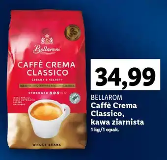 Lidl BELLAROM Caffè Crema Classico, kawa ziarnista 1 kg oferta