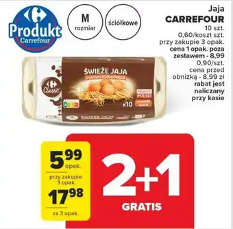 Carrefour Market Jaja CARREFOUR 10 szt. oferta